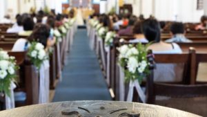 Mariage dans l'église