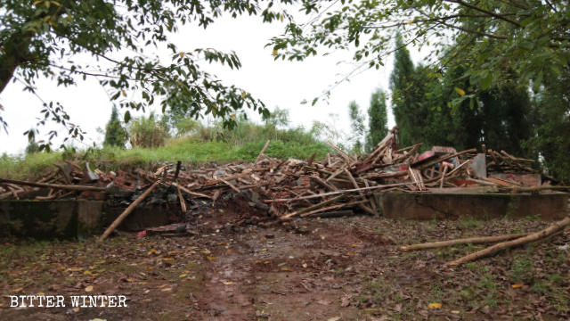 Bouddhisme en Chine,Démolition forcée,Destruction de temples bouddhistes,Chongqing Chine