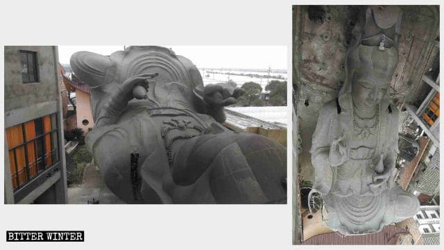 Bouddhisme en Chine,destruction des statues bouddhistes,guan yin statue