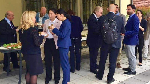 La fête organisée à la Terrazza Solferino en l’honneur des lauréats