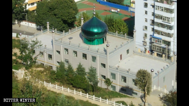 Vue de la mosquée pour femmes située sur la route de Motianyuan dans la ville de Baoji.